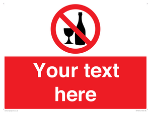 Custom prohibition no alcohol